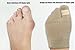 OrthoSleeve HV3 Bunion Brace/Splint (One Sleeve) for Foot Bunion Pain/Hallux Valgus Relief and Split-Toe Design to Help straighten Toes