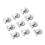 X L MAGNET Fridge Magnetic Clips Heavy Duty Refrigerator Magnet Hook Clips for Photo Displays, Whiteboards, Locker, Fridge, Classroom, School, Office(10 Pack)