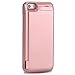 iPhone 5 / 5S / 5C / SE Battery Case,TQTHL Update [4800mAh] External Battery Backup Protective Charger Case for iPhone 5 / 5S / 5C / SE (Built-in USB Output Power Bank) LED Indicator Light - Rose Gold