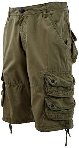ChoiceApparel Mens Cargo Shorts (38, 333-Khaki) - Thumbnail 6