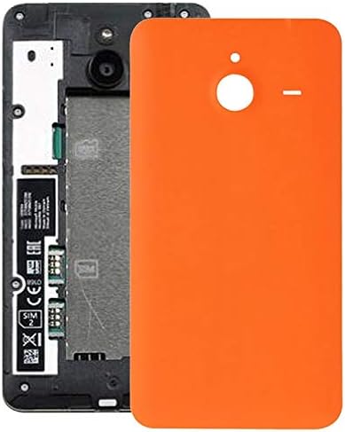 Laifeng ,Frosted Surface Plastic Back Housing Cover for Microsoft Lumia 640XL(Black) (Color : Orange)