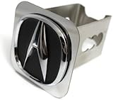 Black Acura Logo Hitch Cover Plug 2