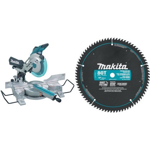 Makita ls1016l 10-inch dual slide compound miter saw wi…