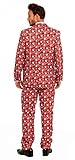 Men's Ugly Christmas Suit Funny Snowman Santa Party Costume - A New Take on an Old Classic
