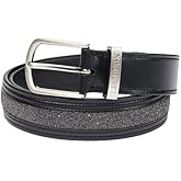 LeMieux Crystal Insert Belt - Pemium Quality Leather With A Crystal Cutout Insert