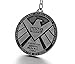 REINDEAR Marvel Avengers Agents of SHIELD Logo Metal Pendant Keychain