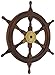 TUP The Urban Port Finely Designed Sheesham Wood and Brass Ship Wheel, 24