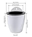 Self Watering Hanging Planters 7 Pack for Plants Flowers Indoor Outdoor Window Wall Plant Pots White Plastic Medium 5 Inch with Hooks by ShoppeWatch PL34thumb 3