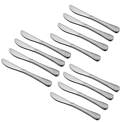 12Piece Kids Toddler Mini Butter Knife Set, HaWare Stainless Steel