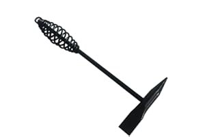 MIKMAYTOO Welding Chipping Hammer with Coil Spring Handle, Wire Brush. Shock-Dampening Steel Rust Removal (1 PCS Hammer)