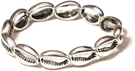 oukerst Cowrie Shell Stretch Bracelet Boho Friendship Seashell Bracelet Fashion Jewelry