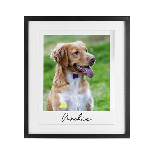 Stupell Industries Personalized Custom Print Rectangular Black Framed Print Und…
