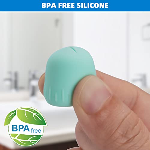 6Pack Toothpaste Cap, Gelibo Self Closing Toothpaste Squeezer