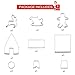 3D Gingerbread House Cookie Cutter Set - 9 PCS DIY Stainless Steel Christmas Cookie Mould | Gingerbread Boy/Elk/Sled/Christmas House Cookie Making For Christmas Decoration