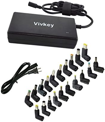 Vivkey 90W Universal Laptop Adapter AC Power Charger 15V - 20v output for Acer ASUS Dell HP Toshiba IBM Lenovo Samsung Sony Fujitsu Gateway Benq MSI Notebook