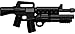 BrickArms 2.5 Scale Weapon M16DBR Masterkey