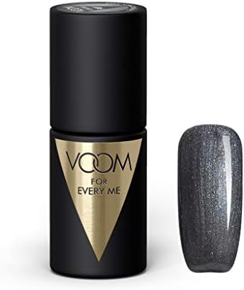 VOOM Soak Off Gel Polish Silver Screen Star 901 Pearlesent Colour Coat Nail Art Manicure