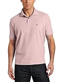 Nautica Men's Short-Sleeve Solid Deck Polo Shirt, Parfait Pink, Medium