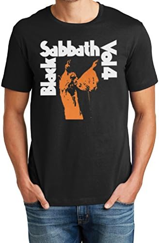 Mens Black Sabbath Volume 4 Soft Cotton Graphic Tee, Black, Small