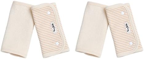 TongBella soft 100% GOTS certified cotton Carrier Teething and Drool Pads for Lillebaby, Infantino, Babybjörn, Bebamour, Beco and Ergo, Perfect for Infant Toddler Boys and Girls 2pack Sets 