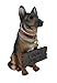 I Don't Dial 911 German Shepherd Guard Dog Warning Statue