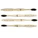 Bamboo Charcoal Toothbrush - Natural Biodegradable And Organic With 100% Eco Friendly BPA Free Bristles Smooth Wood Handle And Zero Waste Packaging - Pack Of 4 Wooden Toothbrushes By BambooEarth