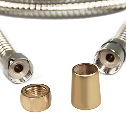 AHODGREAT Replacement Shower Hose 79 Inch Stainless Steel Extra Long Flexible, Chrome Finish - Thumbnail 5