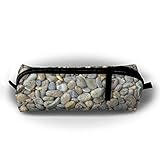 FJSLIE Stones Pattern Oxford Storage Bags Portable