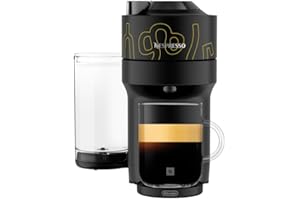 Nespresso I Samra Origins by The Weeknd Vertuo Pop+ Single Serve Coffee and Espresso Machine by DeLonghi, Black with Yellow (