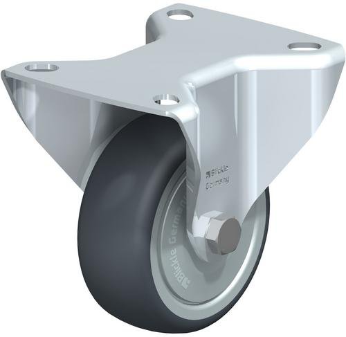 Blickle B-TPA 80K-FK Fixed Caster, 3.15" Wheel Diameter, 220 lb. Load Capacity