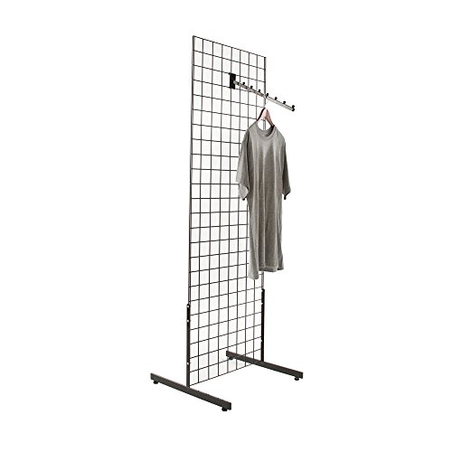 2' x 6' Gridwall Panel Tower with TBase Floorstanding Display Kit, 2