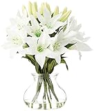 Nearly Natural 1434 Lily Silk Arrangement with
