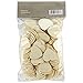 Artlicious - 125 Unfinished Wooden Heart Cutouts - 1.5 inch Plywood Cutouts
