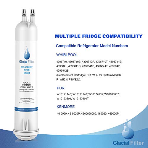 4396841 4396710 Water Filter Cap Replacement, Compatible with EDR3RXD1 Refrigerator Water Filter