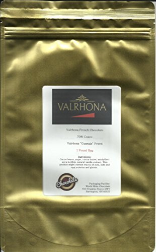 Valrhona Chocolate Guanaja 70% Feves - 1 lb