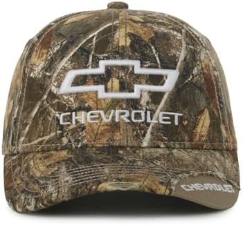 Chevy Bowtie Camo USA Flag Hat - Officially Licensed 