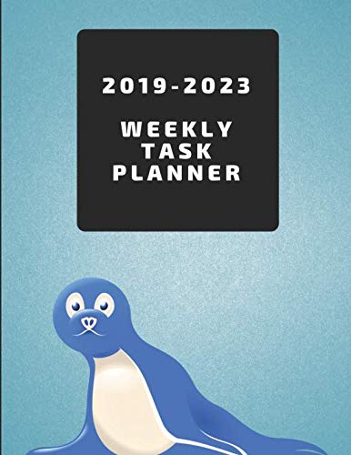 2019-2023 Weekly Task Planner: Seal Themed Five Year Diary