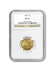 From Amazon.com. Click for details:
 Coins: 1899 $5 Liberty Gold Half Eagle MS-66 NGC G$5 MS-66 NGC Coins: 1899 $5 Liberty Gold Half Eagle MS-66 NGC G$5 MS-66 NGC
