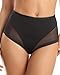 Leonisa Women's Seamless Tummy Control Rear Lifting Panty Shaper,Black,XX-Large