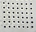 Edible Icing Royal Eyes Cake Candy Cookie Decorations 7/16" 84 count (White)
