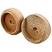 Slide-Co 161898 Closet Pole sockets, Hardwood, Fits 1-3/8 In. pole (1 Set)