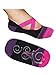 Lupo Women's Striped No Slip Yoga Socks