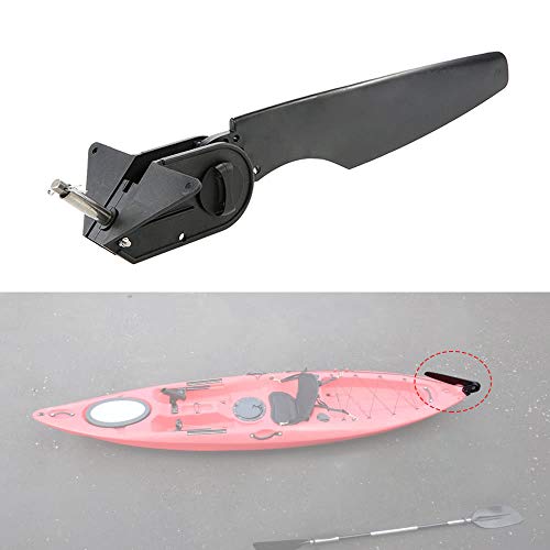 HOOMBOOM Kayak Boat Rudder, Fishing Watercraft Canoe Rudder (Nylon Glass Fiber) Replacement Parts Foot Control Steering System Kayak Accessories with Control Line Kit - Thumbnail 4