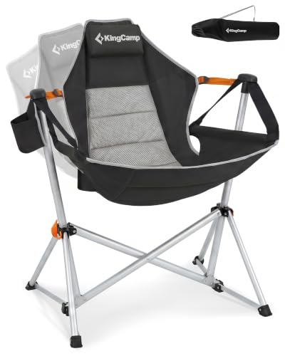 KingCamp Hammock Camping Chair, 400lbs Heavy Duty Swing Chairs for Adults |