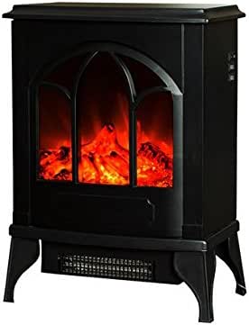 Chimenea eléctrica Glow Fire Narvik, calefactor de 1500 W, iluminación