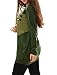 Allegra K Ladies Contrast Color Loose Tunic Green S