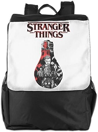 Serafina Anelli Stranger Things Backpack Black For Men &amp; Women Travel Hiking Backpack