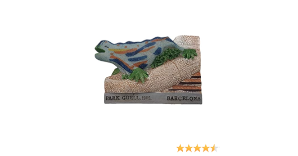 Barcelona España Parque 3D Guell Refrigerador Imán Recuerdos ...