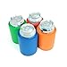 Foam for Beer or Soda Can Mulitpack Set of 4 Bright Color Pack