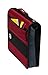Case-it Classic Zipper Binder | 2-Inch O-Rings, 350 Sheet Capacity, Multiple Storage Pockets & Shoulder Strap | School & Office Organizer | D-251 Black